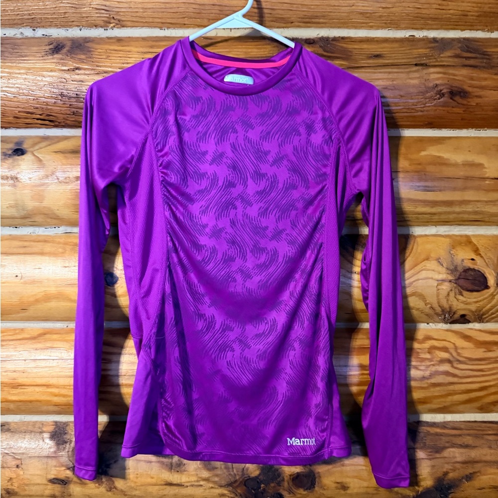 Marmot Women's Vibrant Purple Long Sleeve Tee